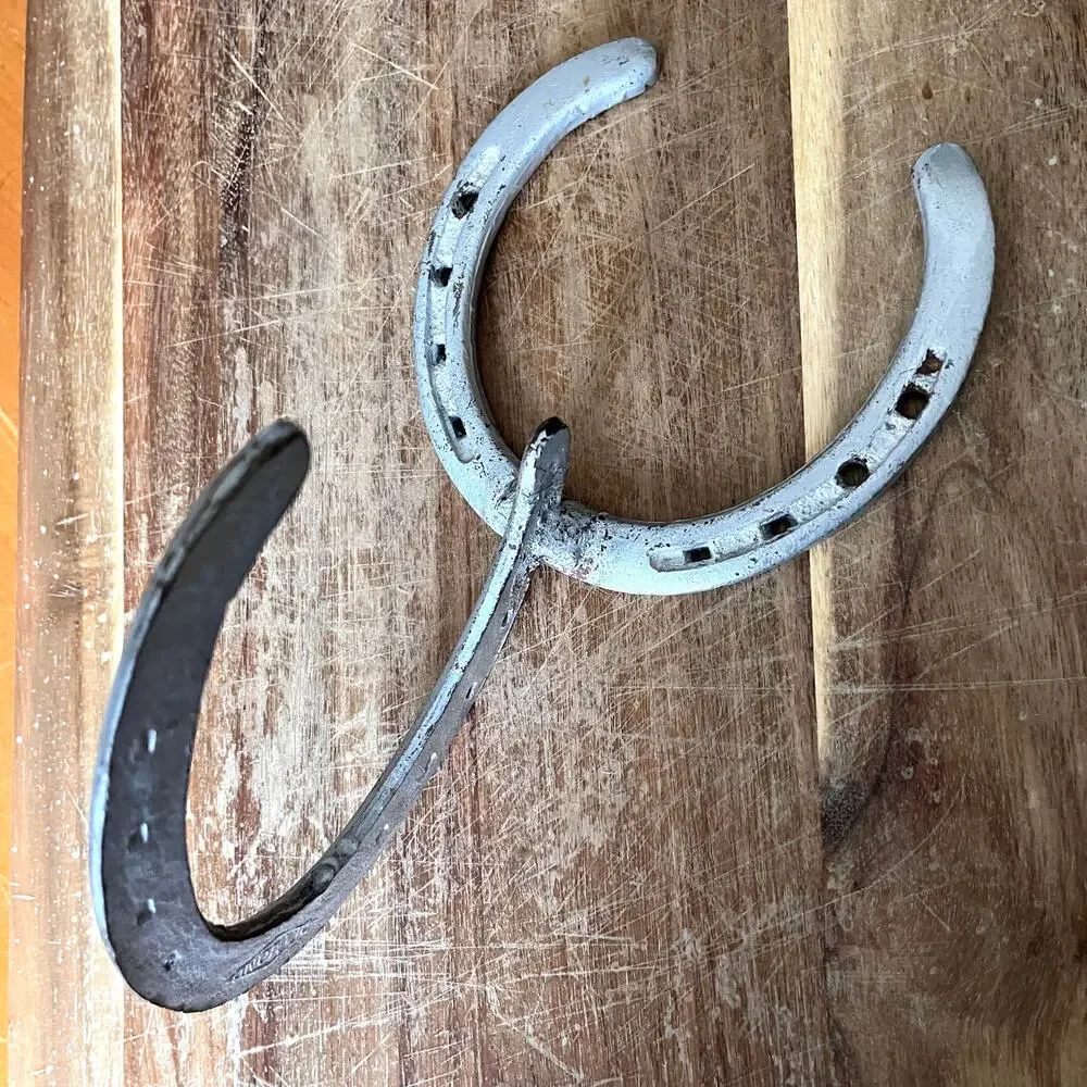 Vintage Horseshoe Wall Coat Hook Tack Holder Wreath Hook Rustic Country Cabin